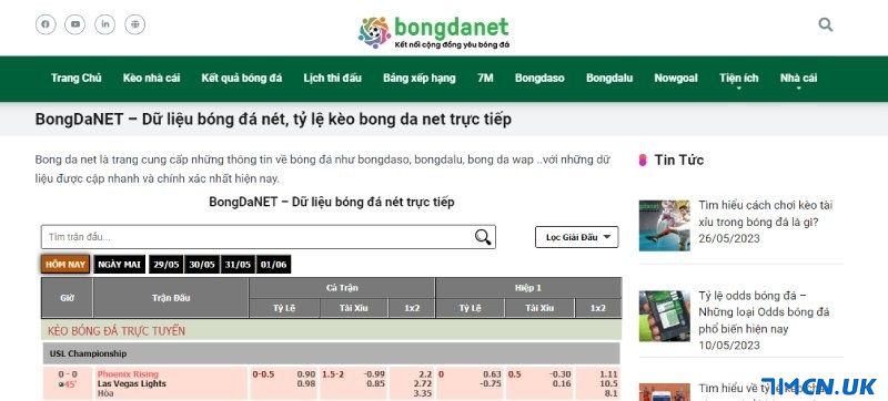 Trang bongdanet.cc - Địa chỉ cung cấp tin tức bongdaso dữ liệu hấp dẫn