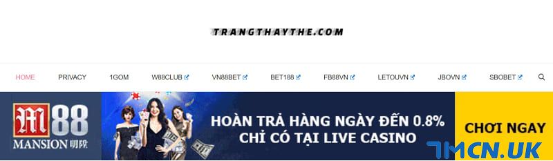 Website trangthaythe.com - Địa chỉ thay thế 1 gom uy tín